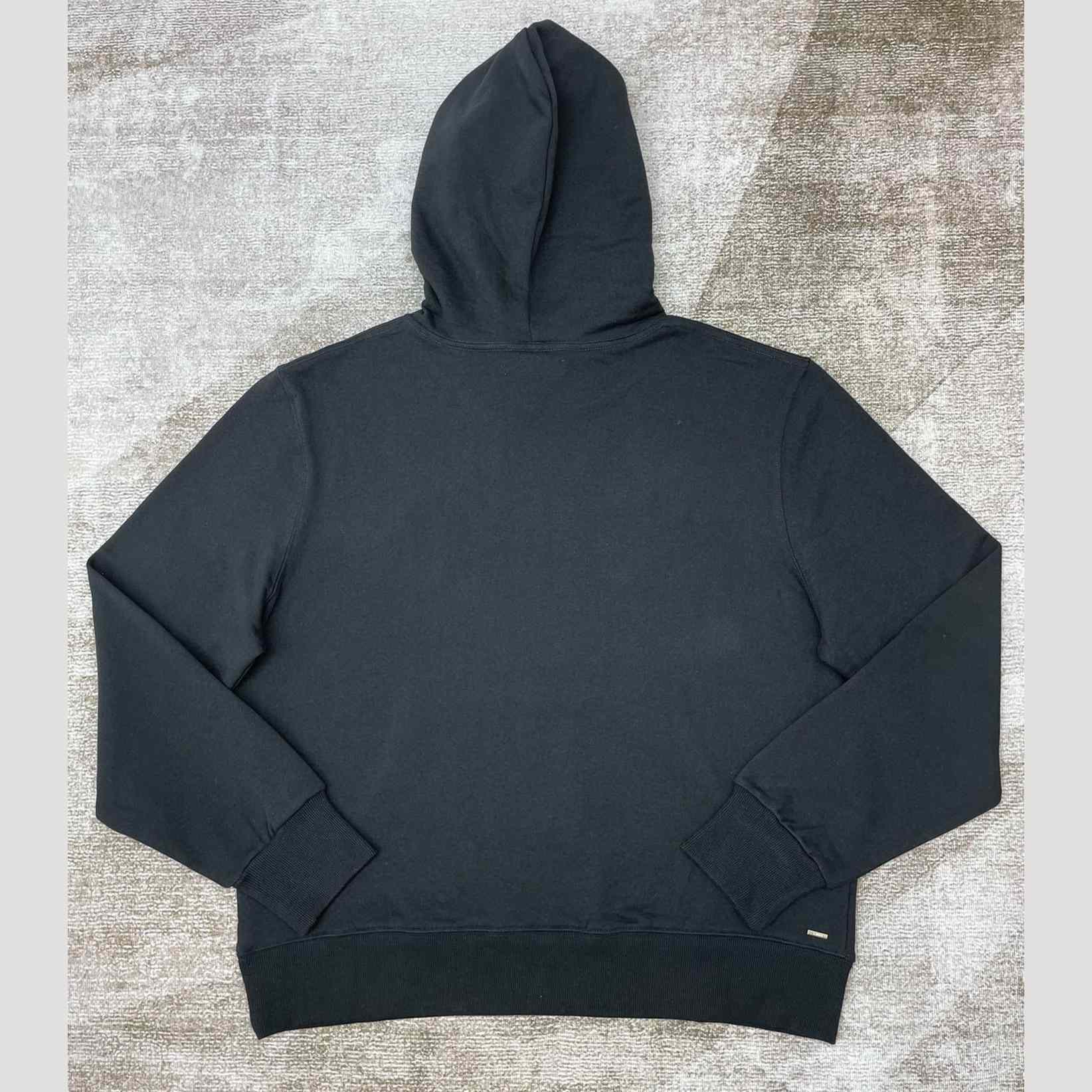 Amiri Logo Patch Drawstring Hoodie - FashionPlug