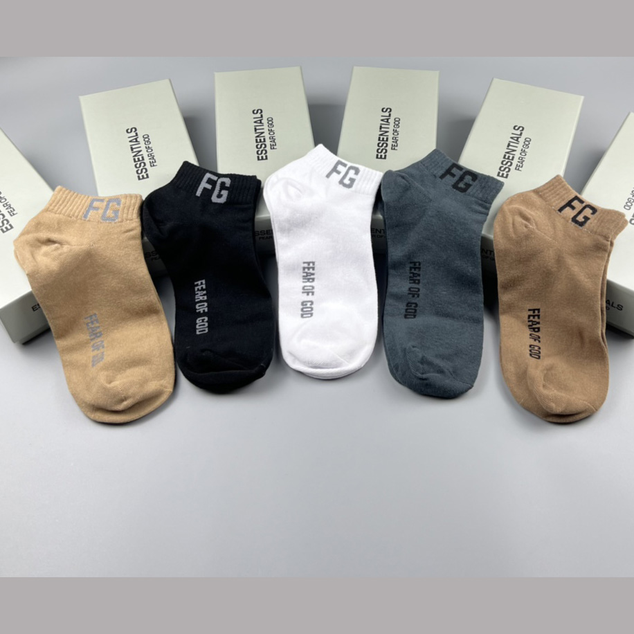 Fear Of God Essential FG Socks /Box - FashionPlug
