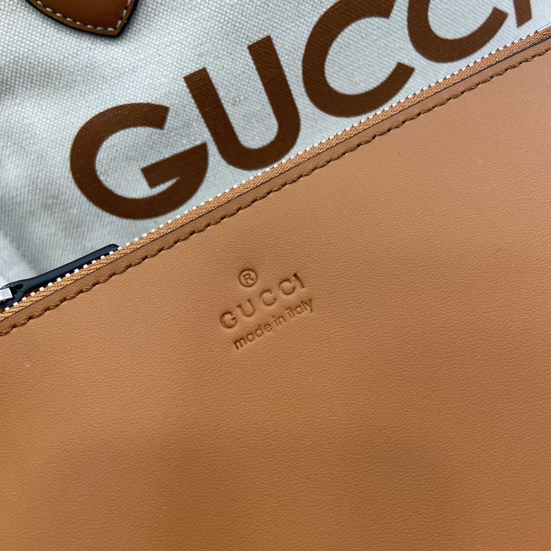 Gucci Mini Tote Bag With Gucci Print - FashionPlug