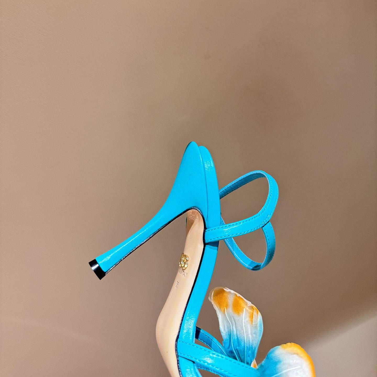 Dolce & Gabbana Butterfly Appliqué Sandals - FashionPlug