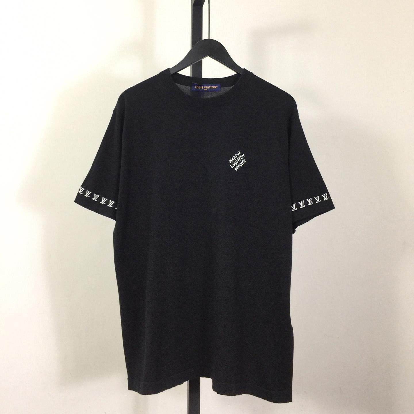 Louis Vuitton Short-Sleeved Cotton Crewneck   1AFQSH - FashionPlug