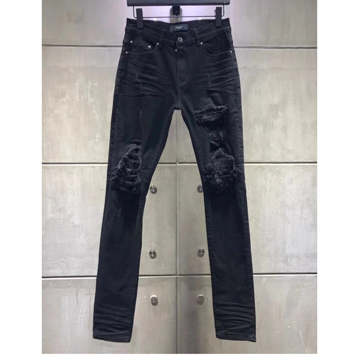 Amiri MX1 Ripped Skinny Jeans  (50% Off Sale) yf1192 - FashionPlug