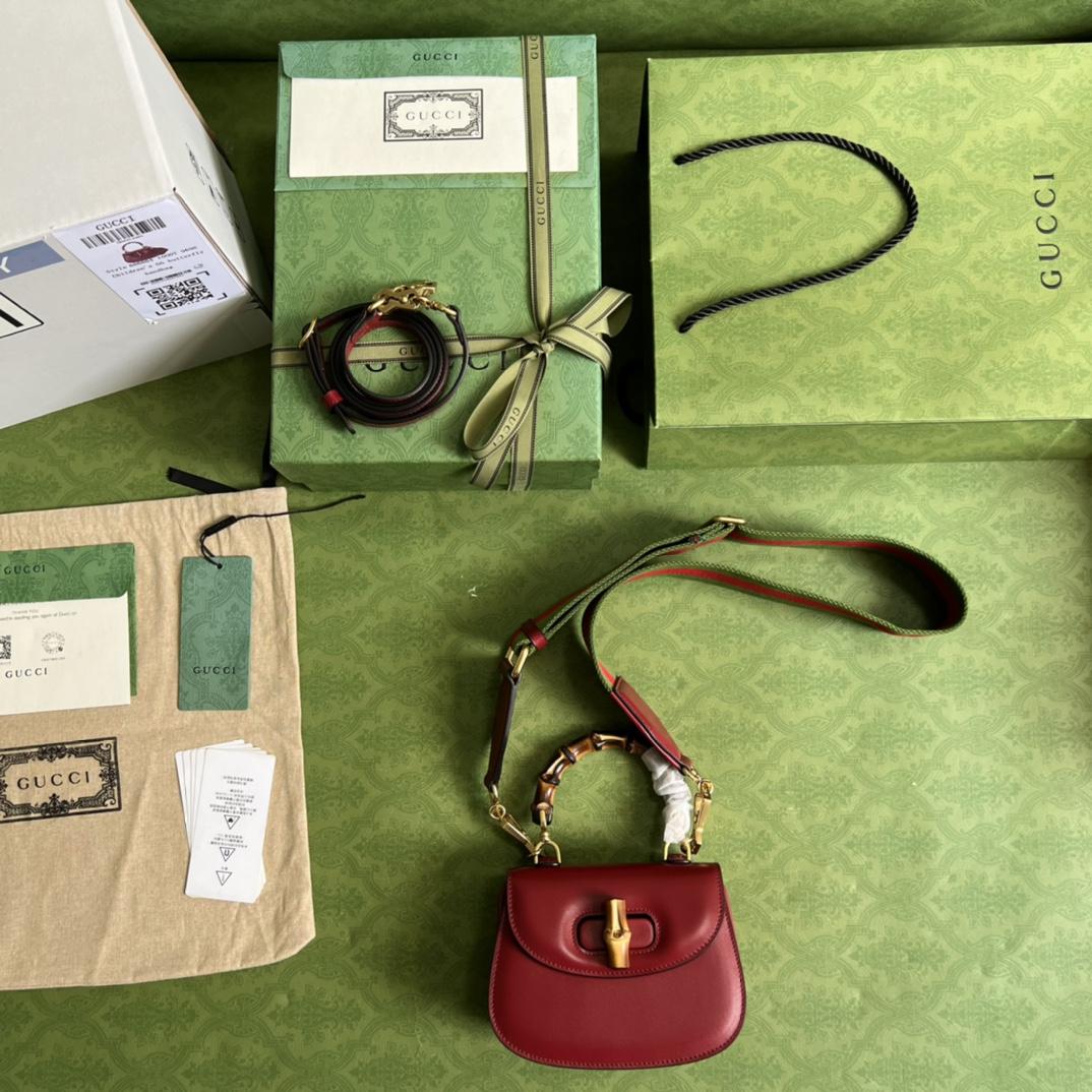 Gucci Bamboo 1947 Mini Bag - FashionPlug