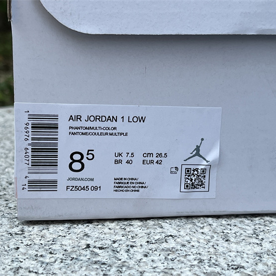 Air Jordan 1 Low Sneaker   FZ5045-091 - FashionPlug