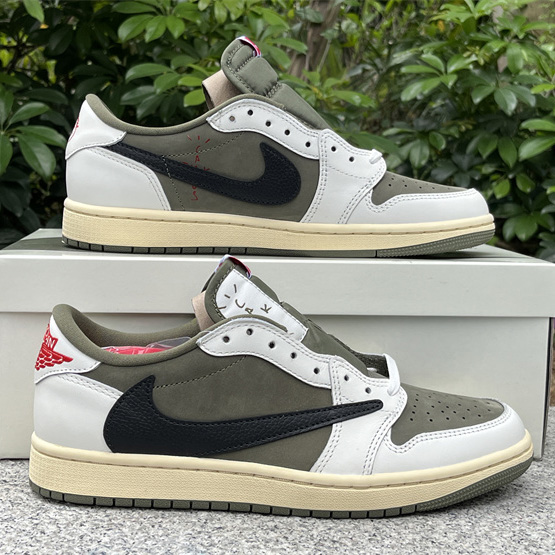 Travis Scott x Air Jordan 1 Low OG Sneaker      DM7866-200 - FashionPlug