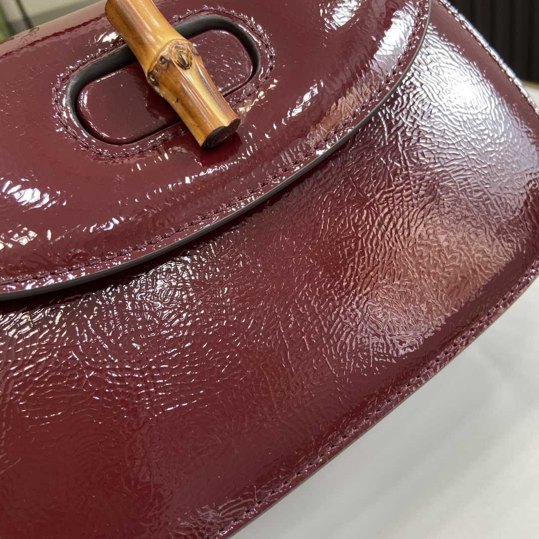 Gucci Bamboo 1947 Small Top Handle Bag   - FashionPlug