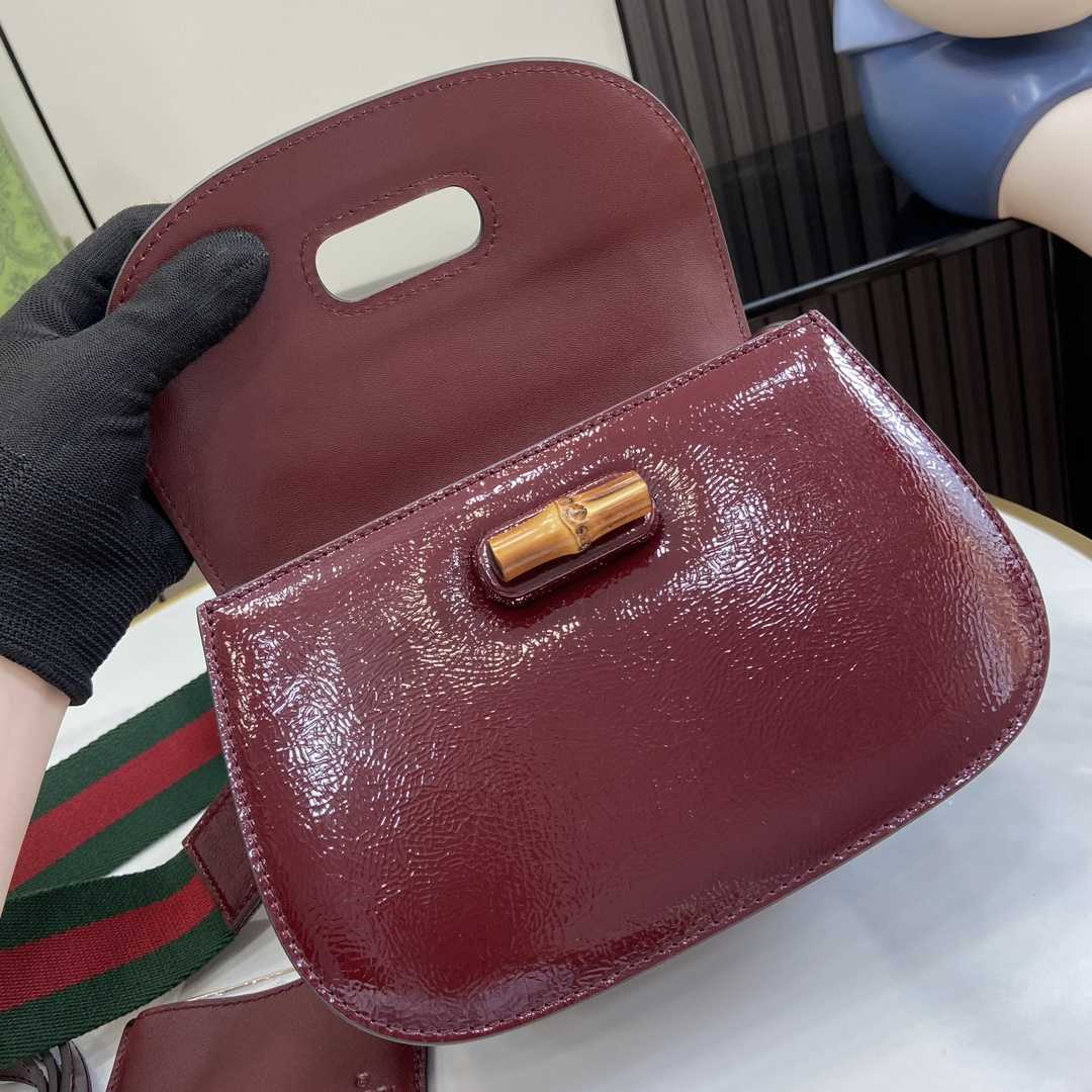 Gucci Bamboo 1947 Small Top Handle Bag   - FashionPlug
