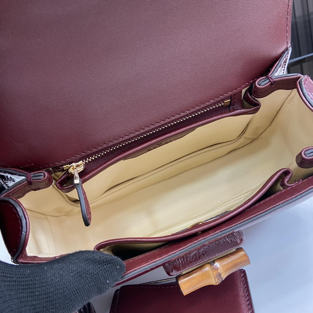 Gucci Bamboo 1947 Small Top Handle Bag   - FashionPlug