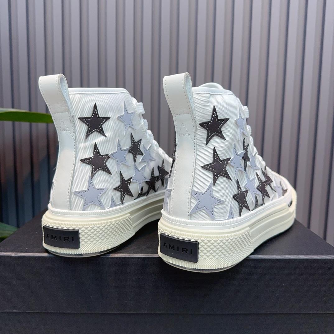 Amiri Stars High-top Sneakers - FashionPlug