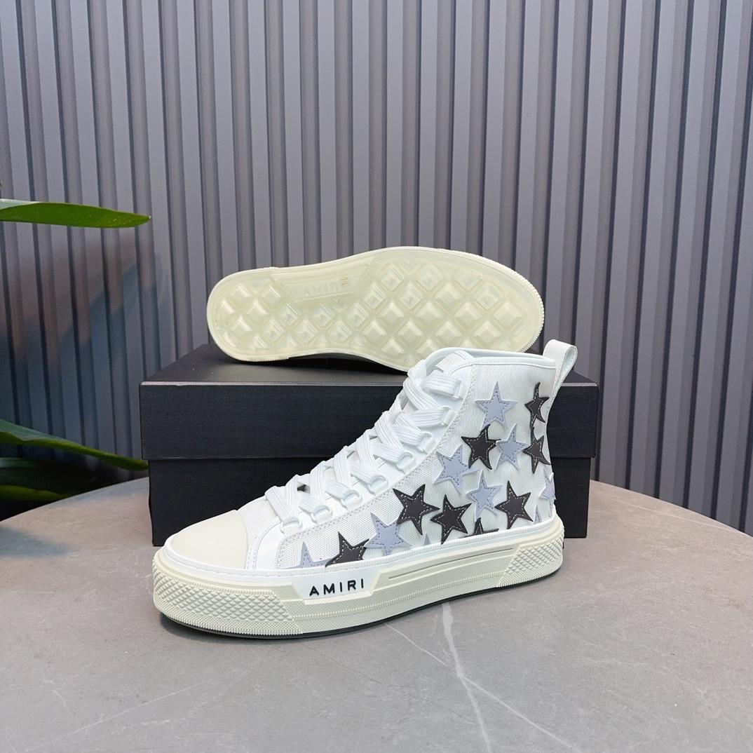 Amiri Stars High-top Sneakers - FashionPlug