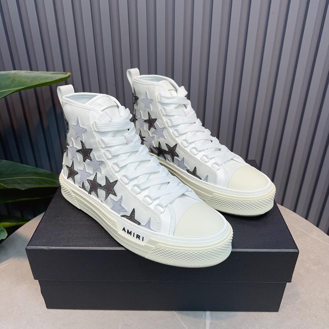 Amiri Stars High-top Sneakers - FashionPlug