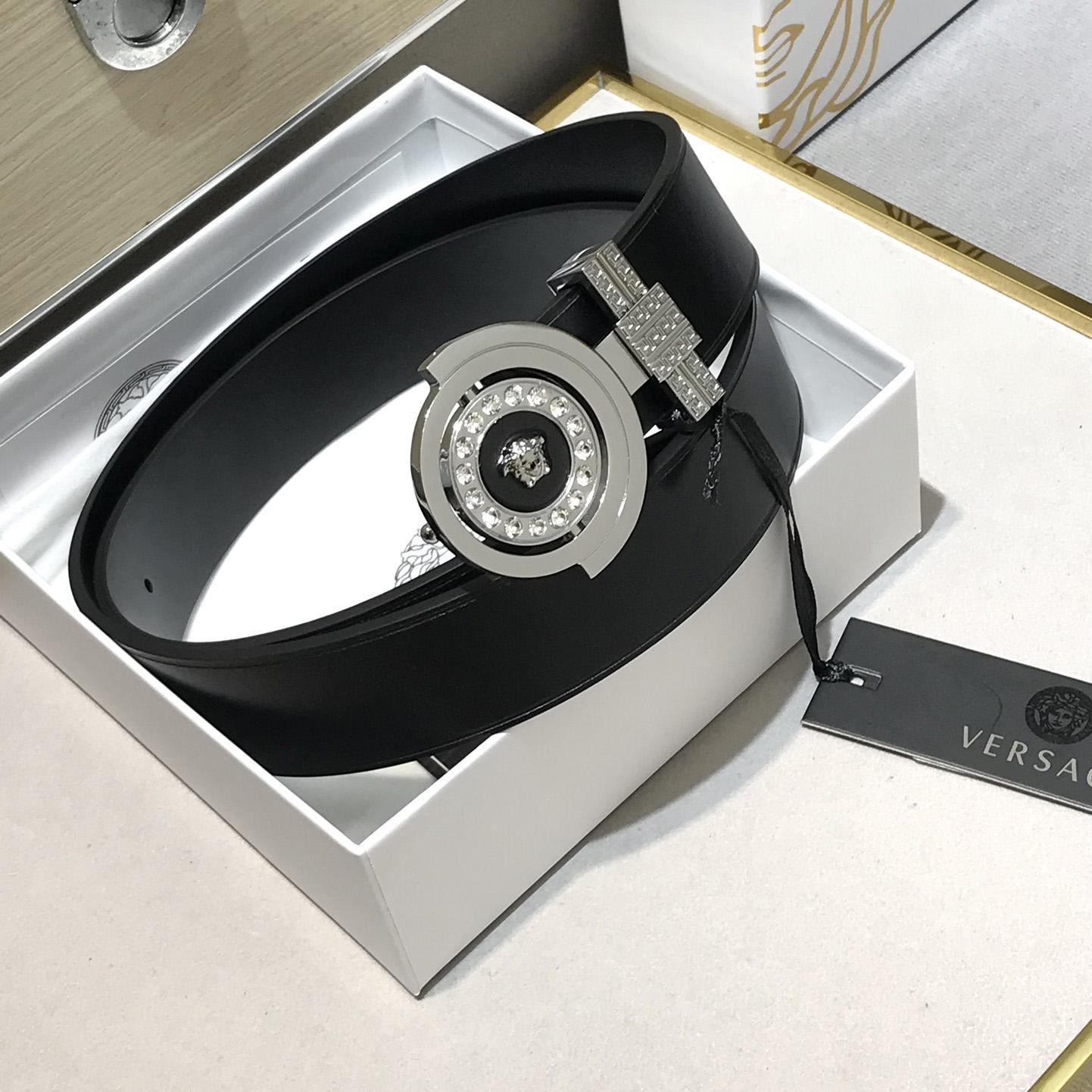 Versace Leather Belt   35mm - FashionPlug