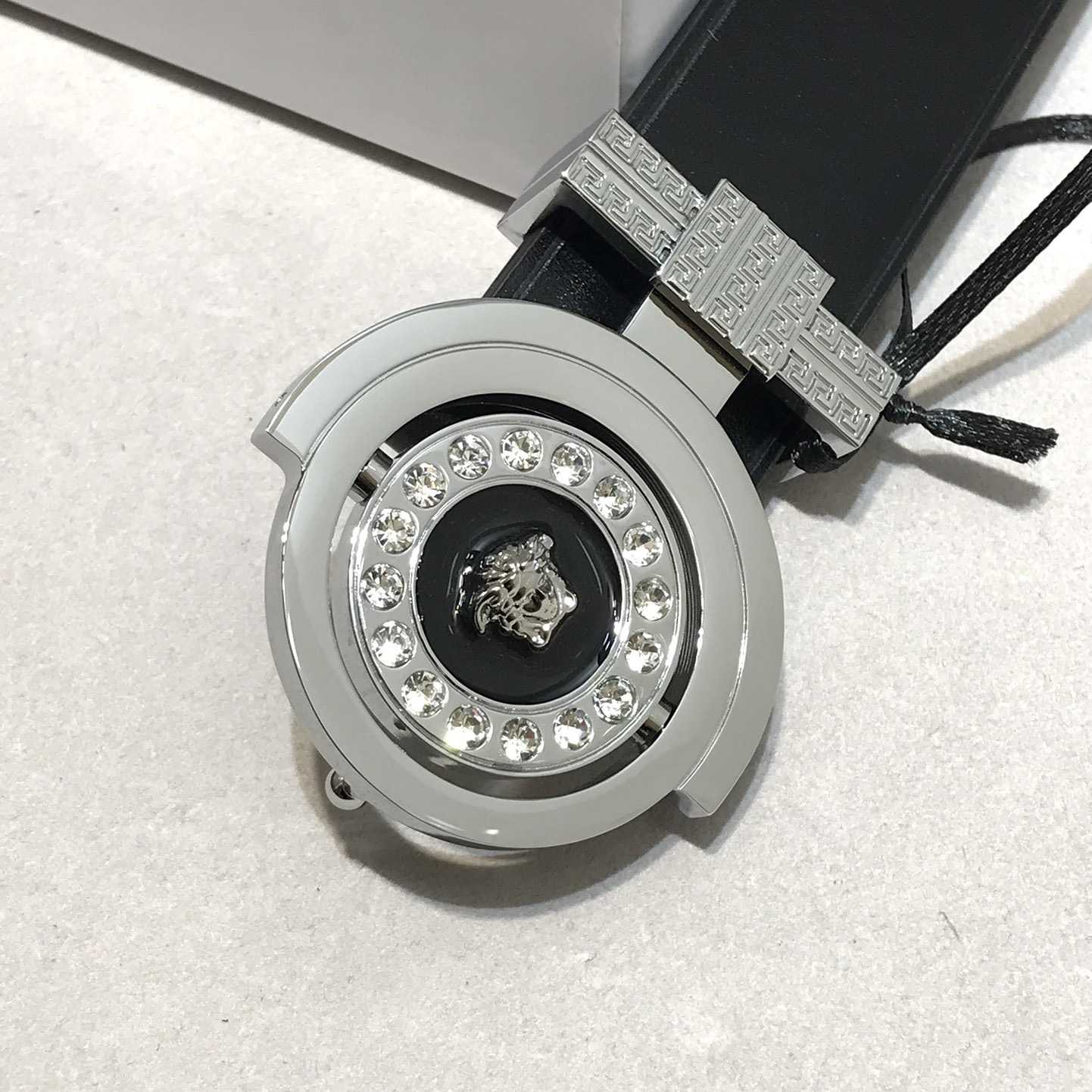 Versace Leather Belt   35mm - FashionPlug