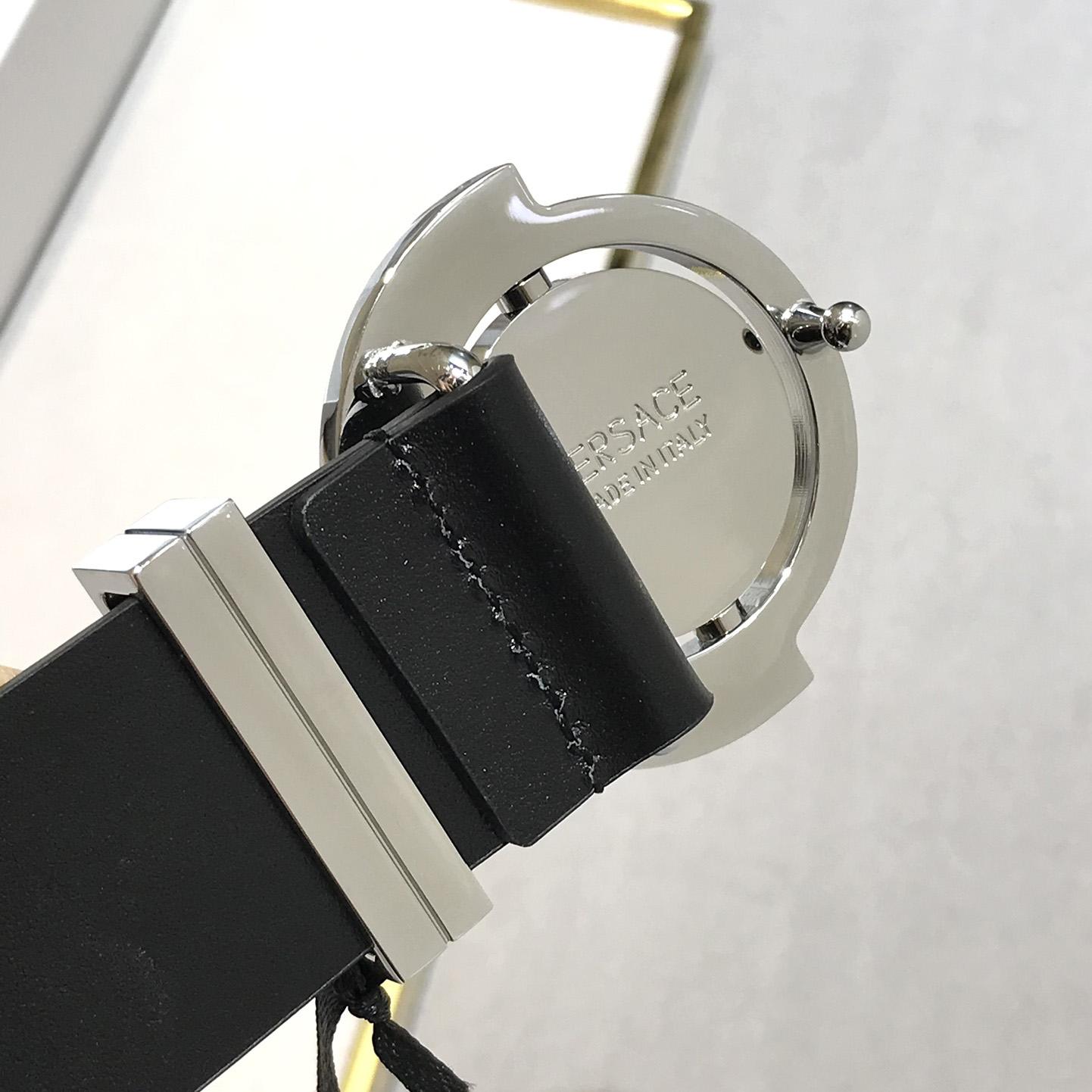 Versace Leather Belt   35mm - FashionPlug