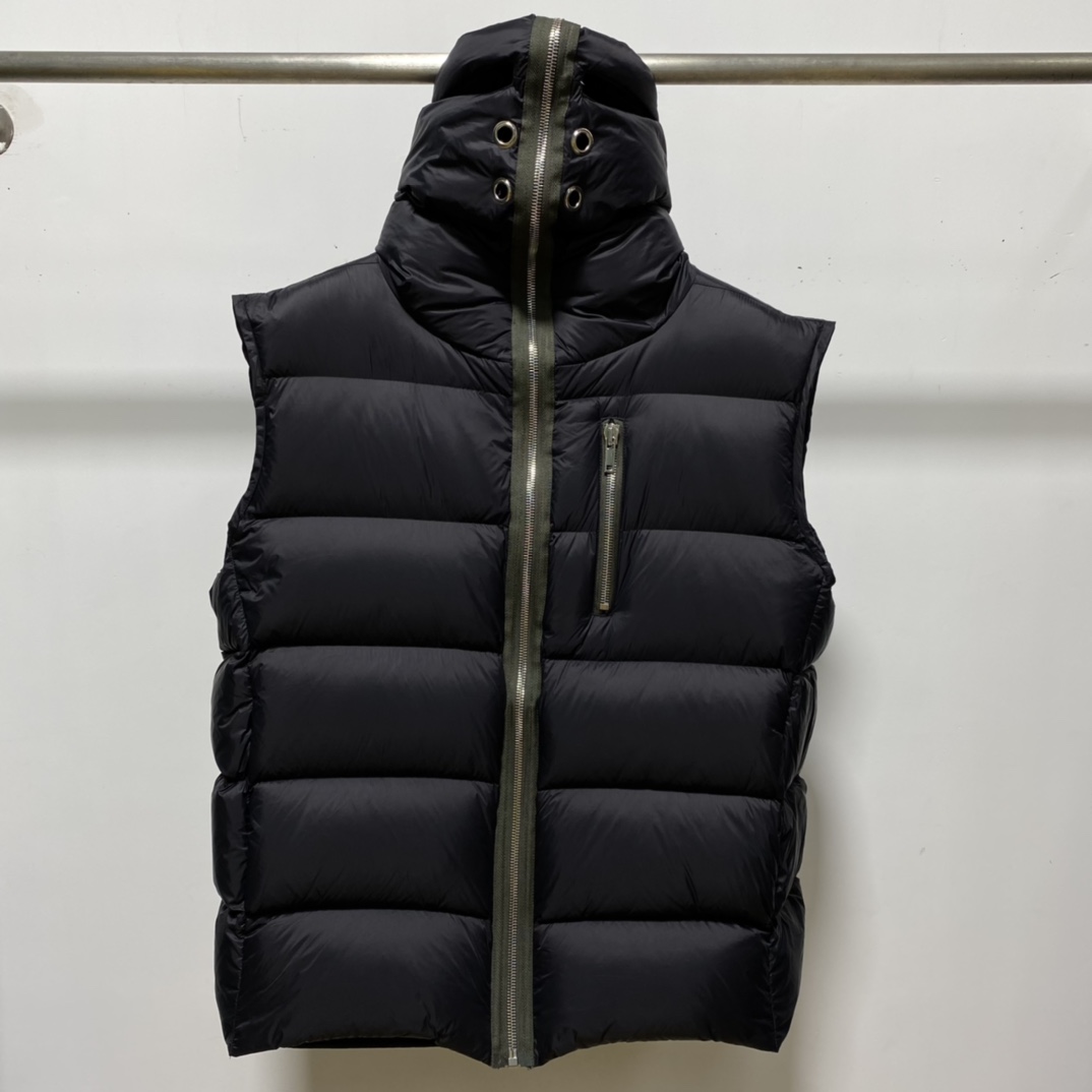 Rick Owens Gimp Hooded Vest - FashionPlug