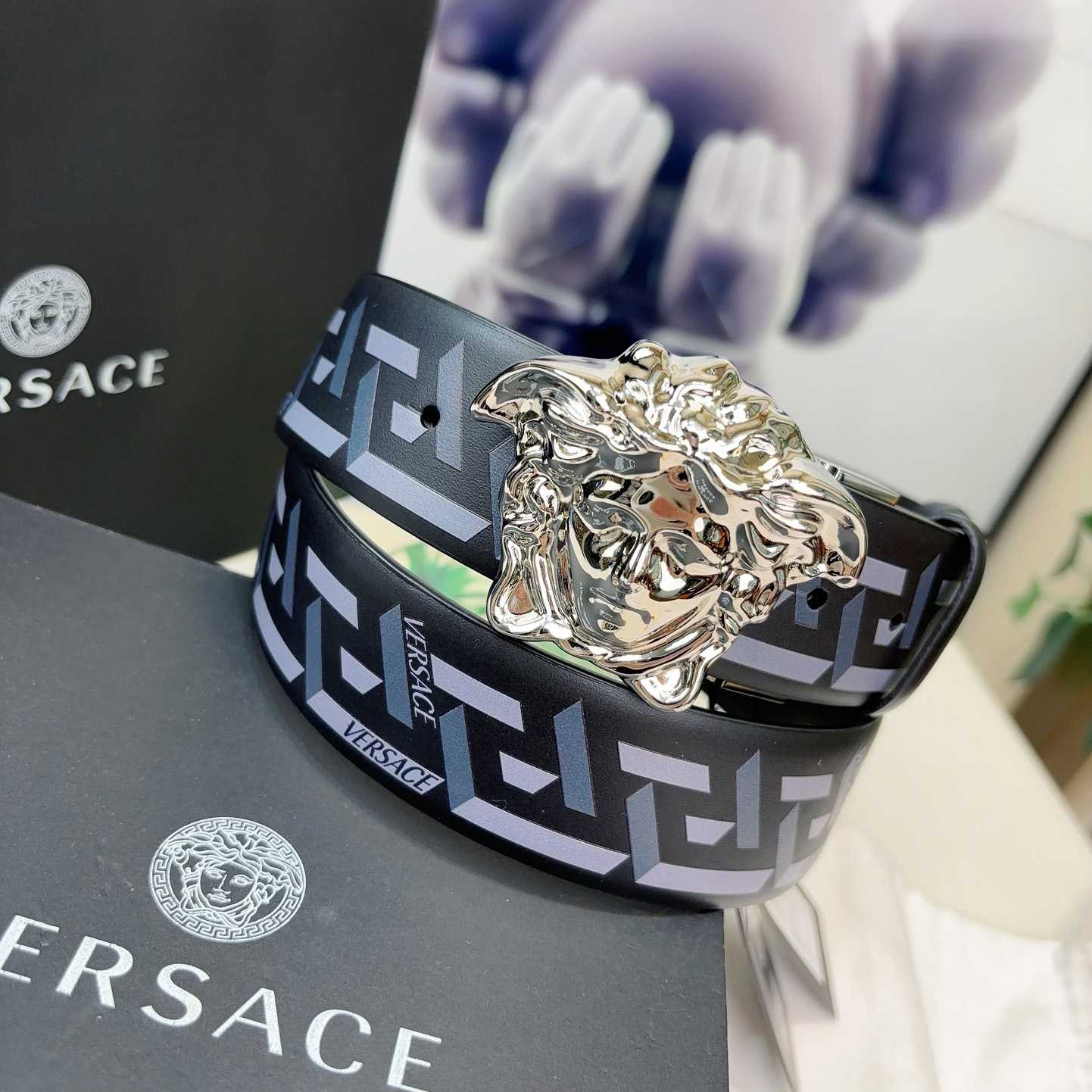 Versace Reversible Leather Belt    40mm - FashionPlug