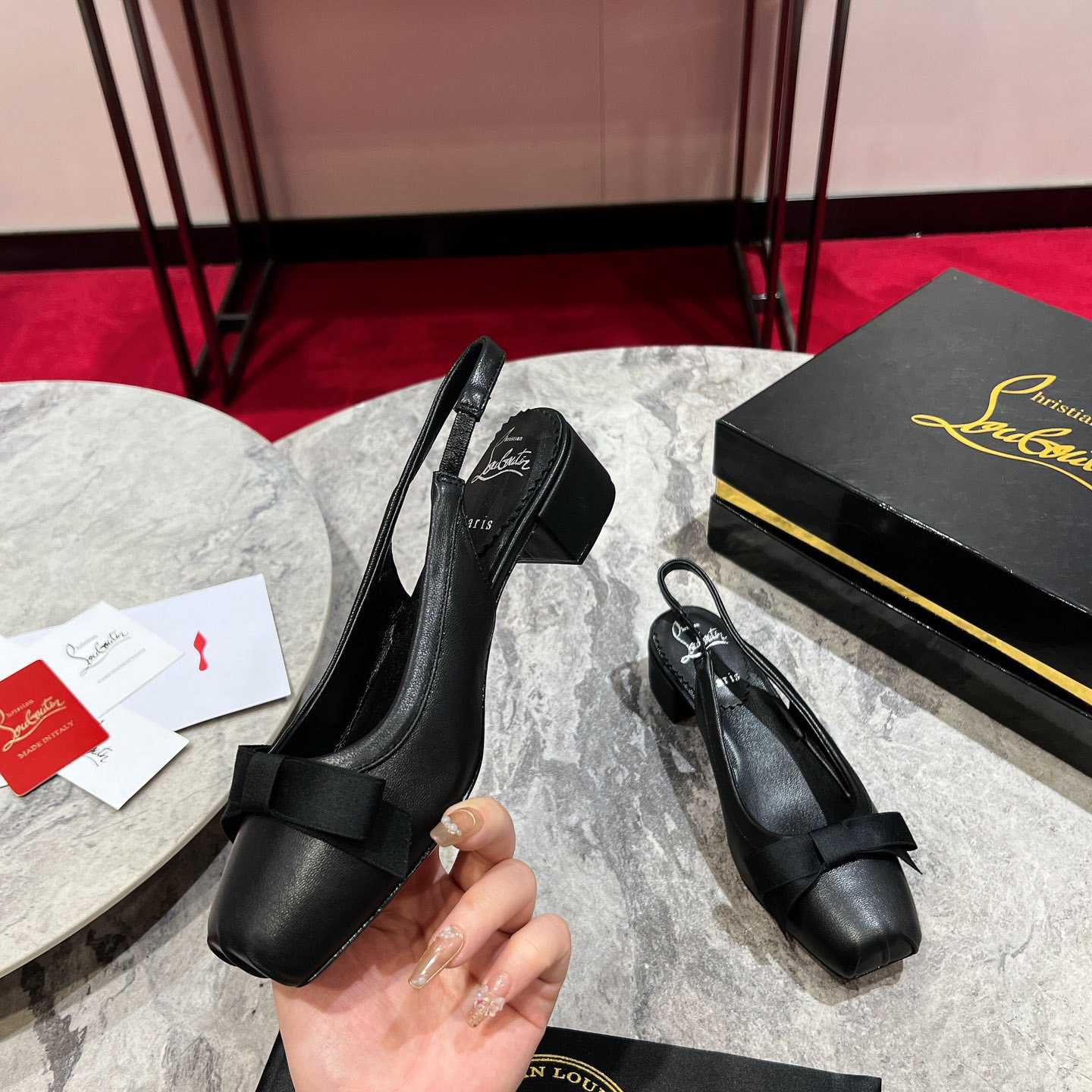 Christian Louboutin Mamaflirt Sling Pump  - FashionPlug
