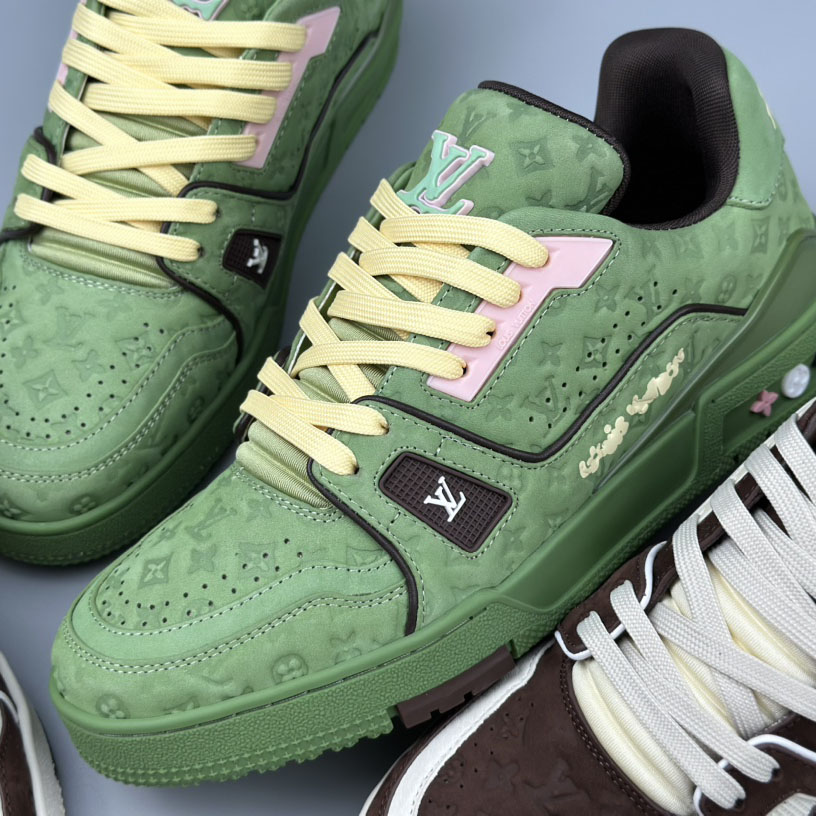 Louis Vuitton x Tyler LV Trainer Sneaker   - FashionPlug