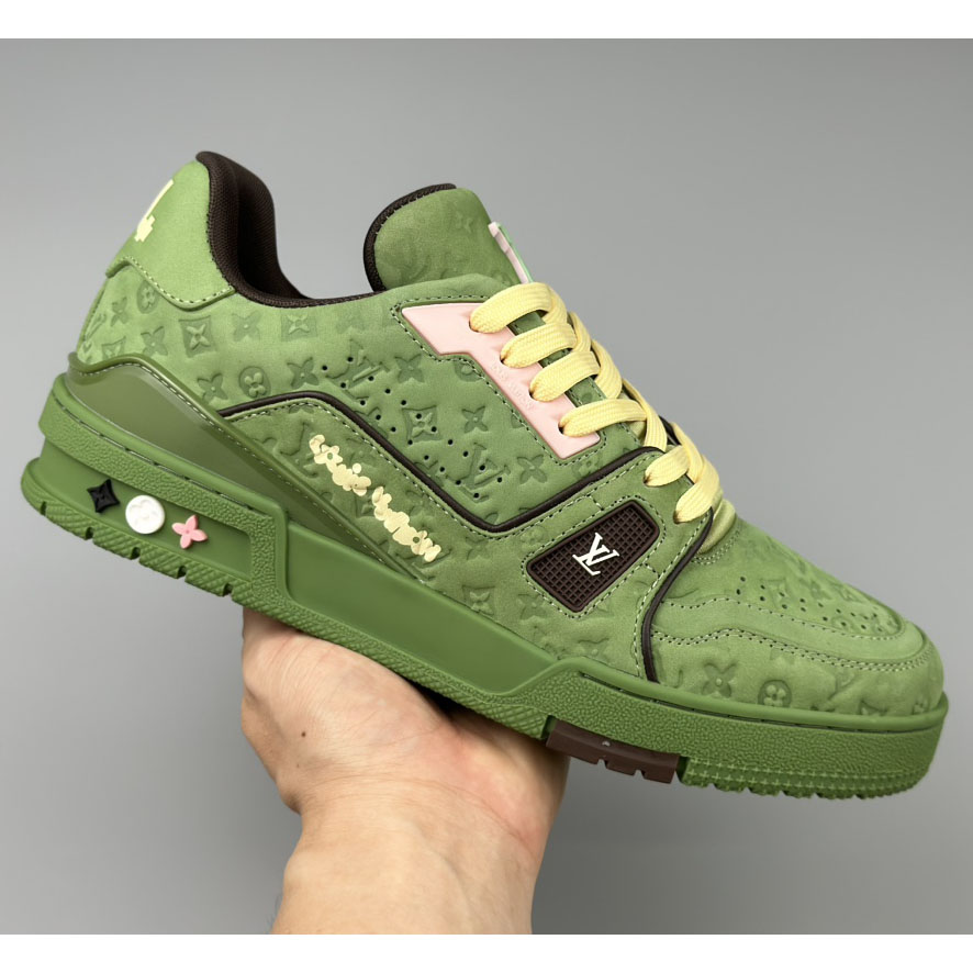 Louis Vuitton x Tyler LV Trainer Sneaker   - FashionPlug