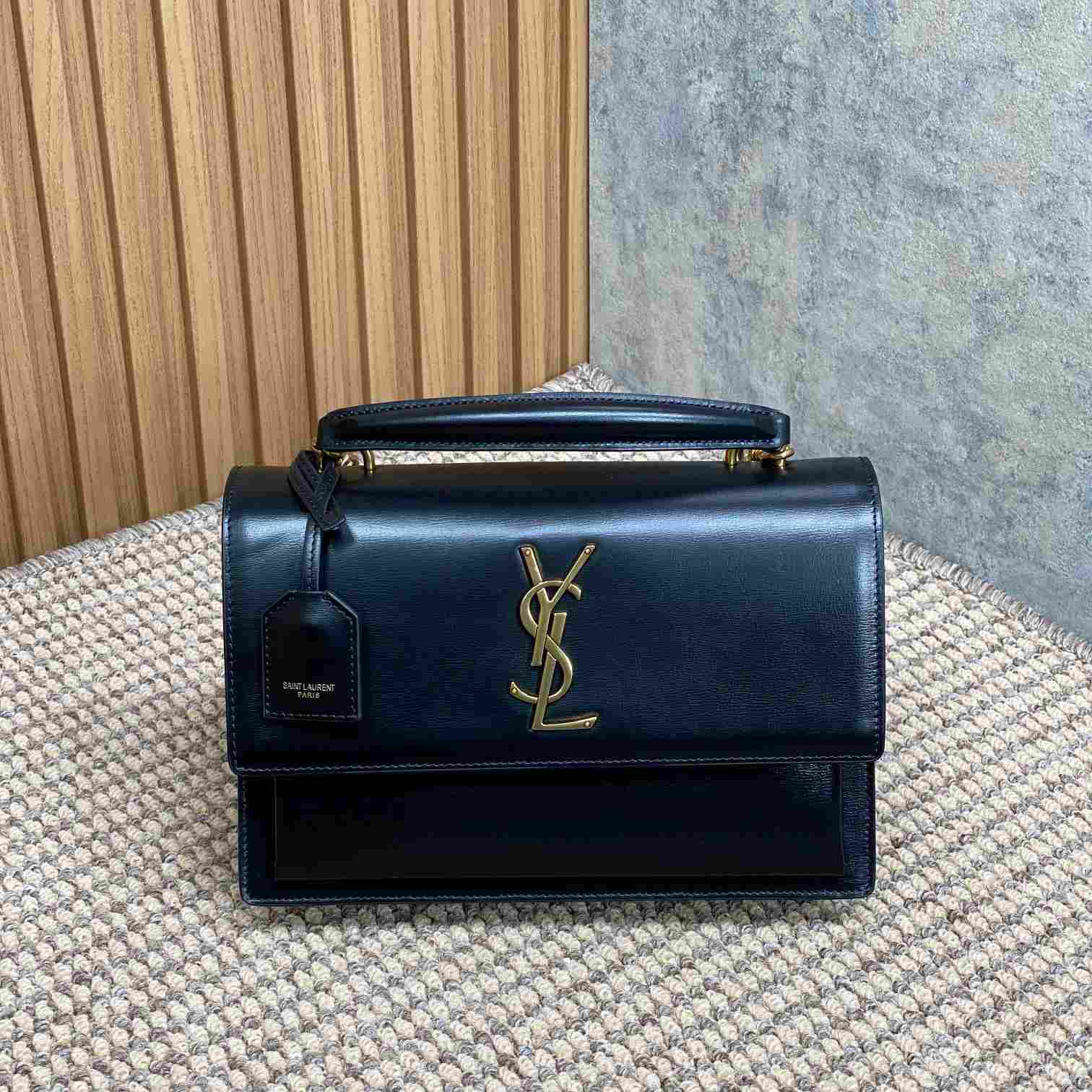 Saint Laurent Women Sunset Medium Leather Shoulder Bag （25*18*7cm） - FashionPlug