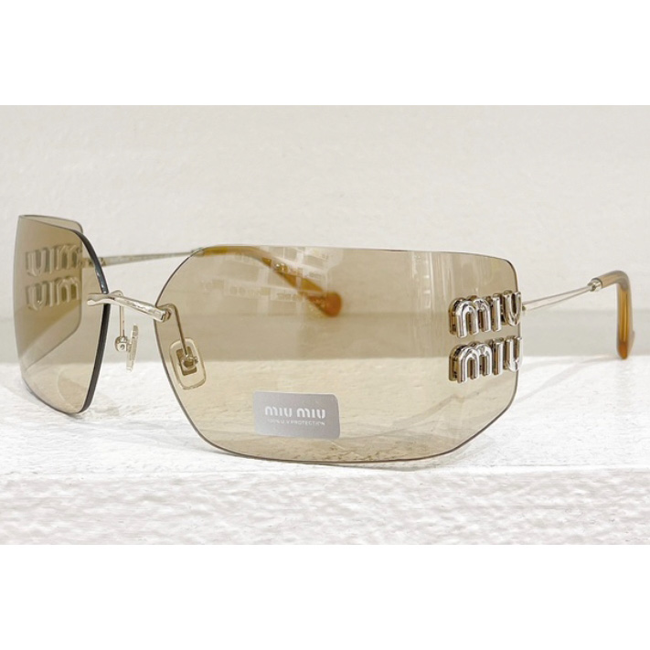 Miu Miu D-frame Gold-tone Sunglasses   SMU54Y - FashionPlug