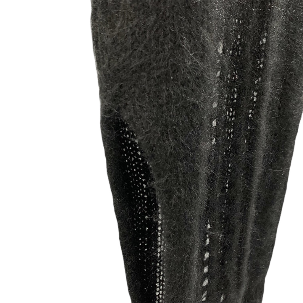 Rick Owens Ziggy Ripped Knitted Skirt - FashionPlug