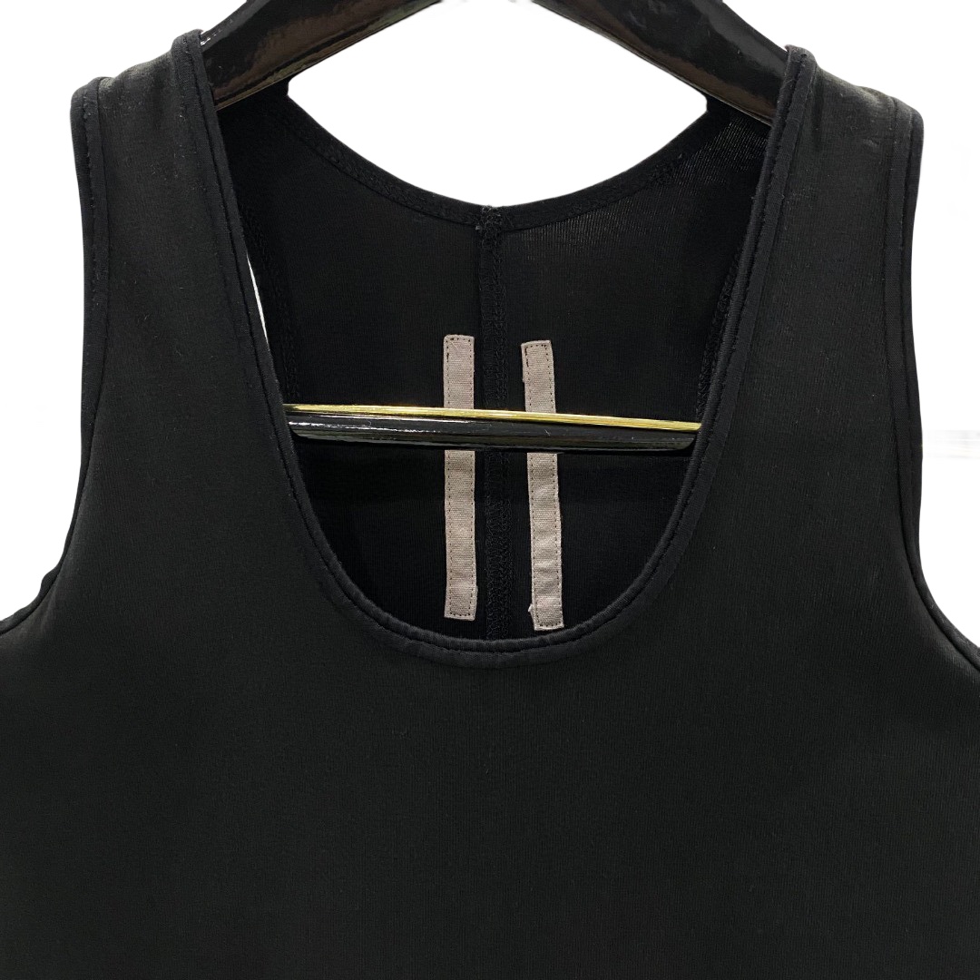 Rick Owens DRKSHDW Drk Organic Cotton Tank Top - FashionPlug