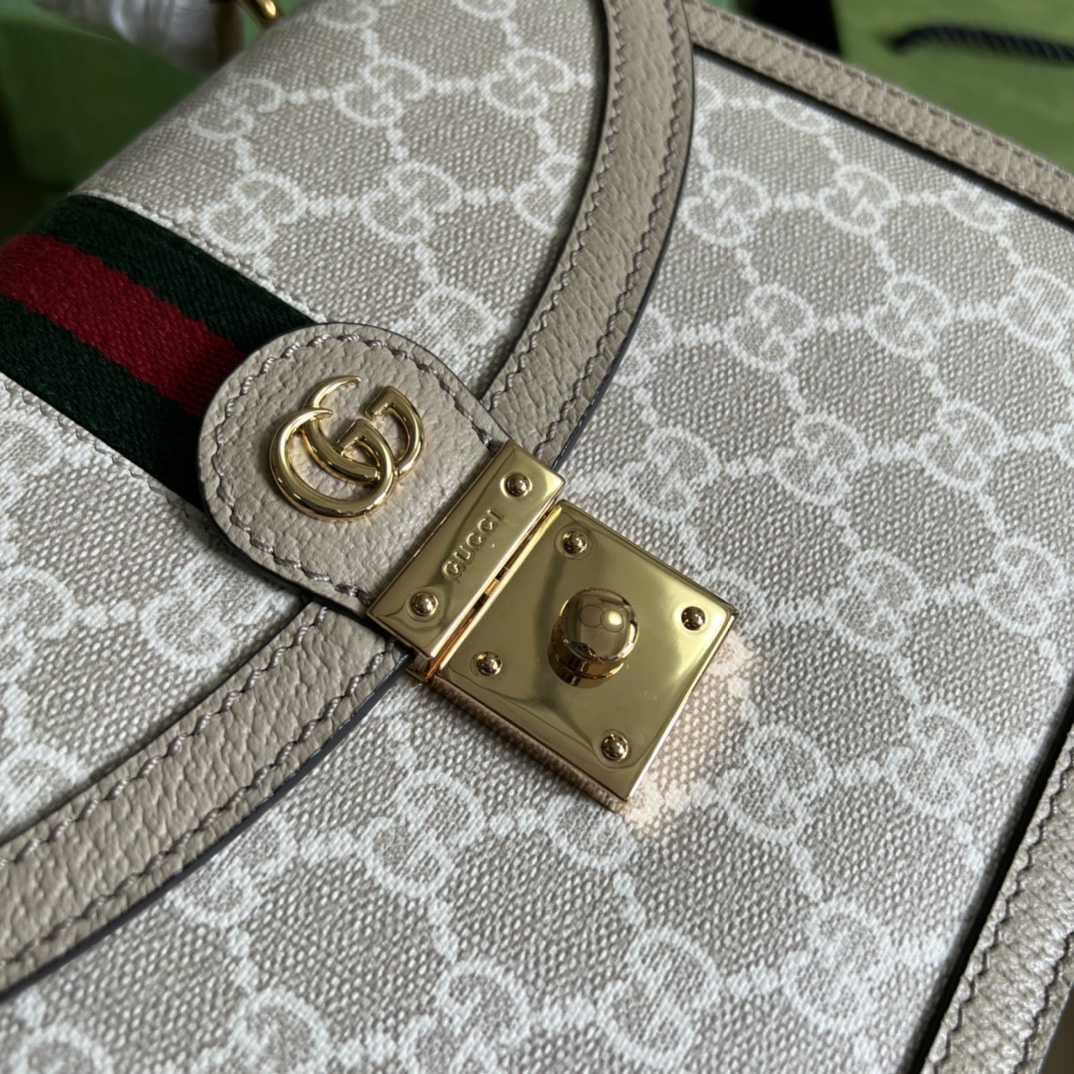 Gucci Ophidia GG Small Top Handle Bag(25-17.5-7cm) - FashionPlug