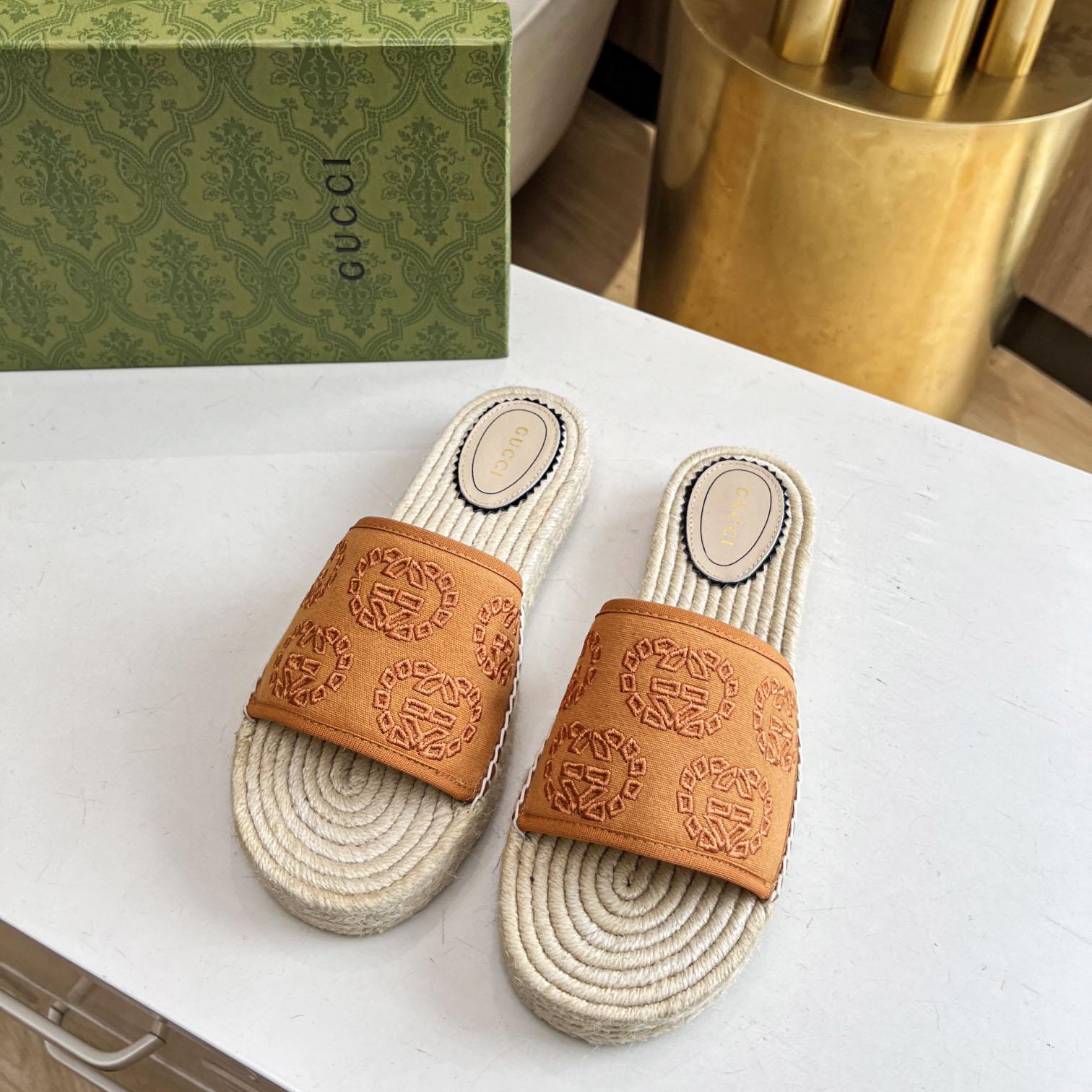 Gucci Women's Interlocking G Espadrille Sandal - FashionPlug