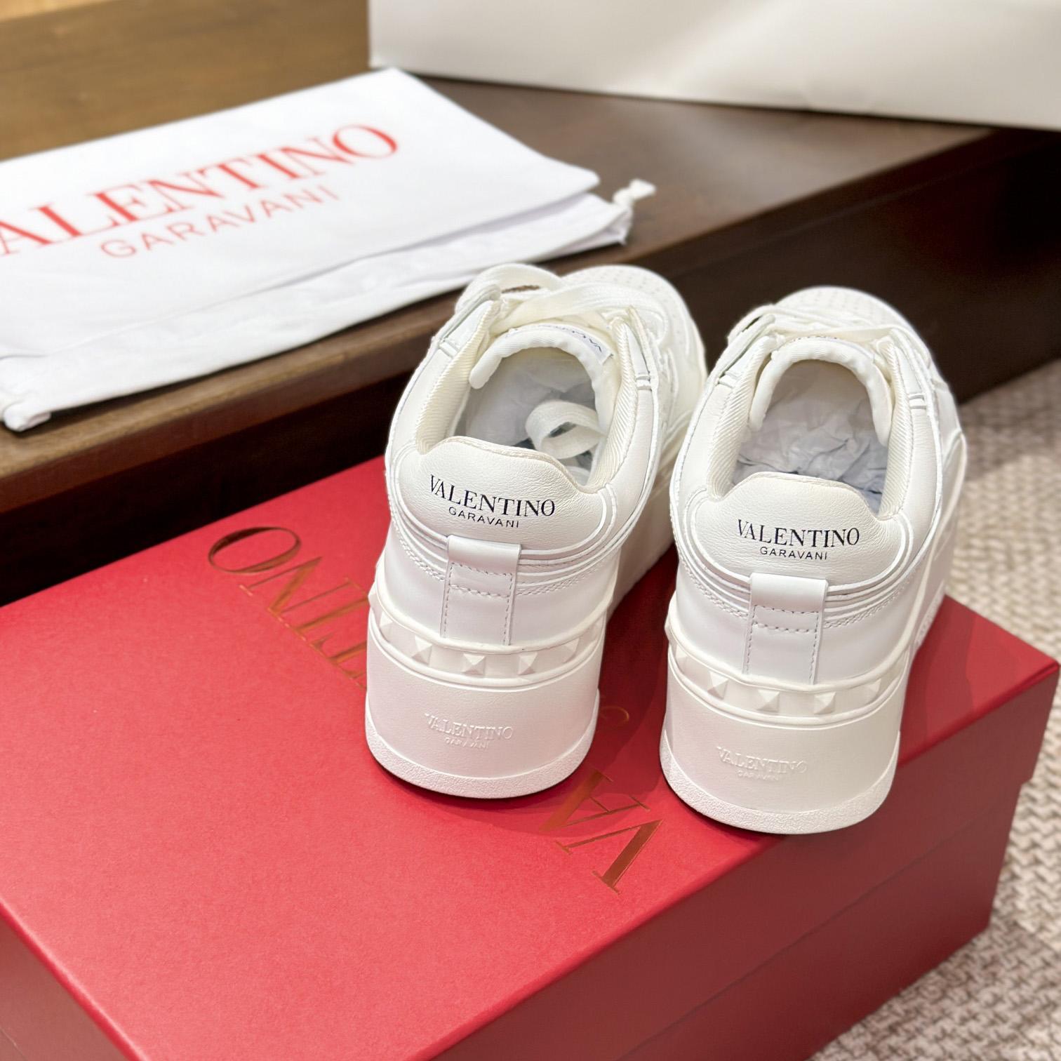Valenti Garavani Freedots XL Leather Sneakers - FashionPlug