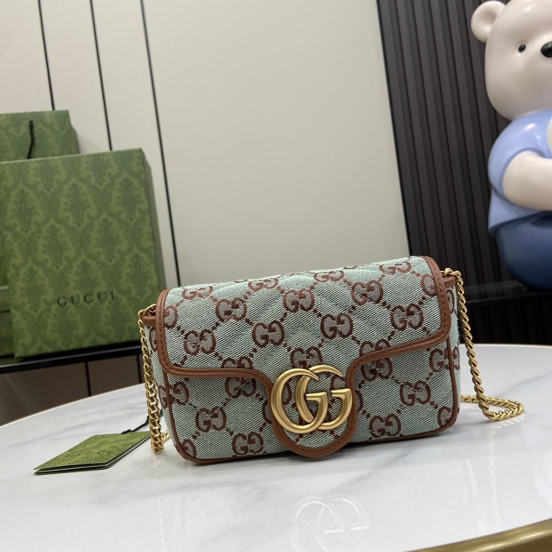 Gucci GG Super Mini Shoulder Bag - FashionPlug