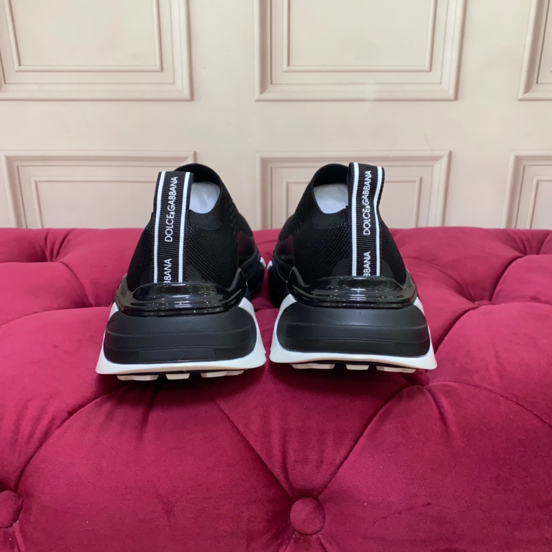Dolce & Gabbana Stretch Mesh Fast Sneaker 'Black' - FashionPlug