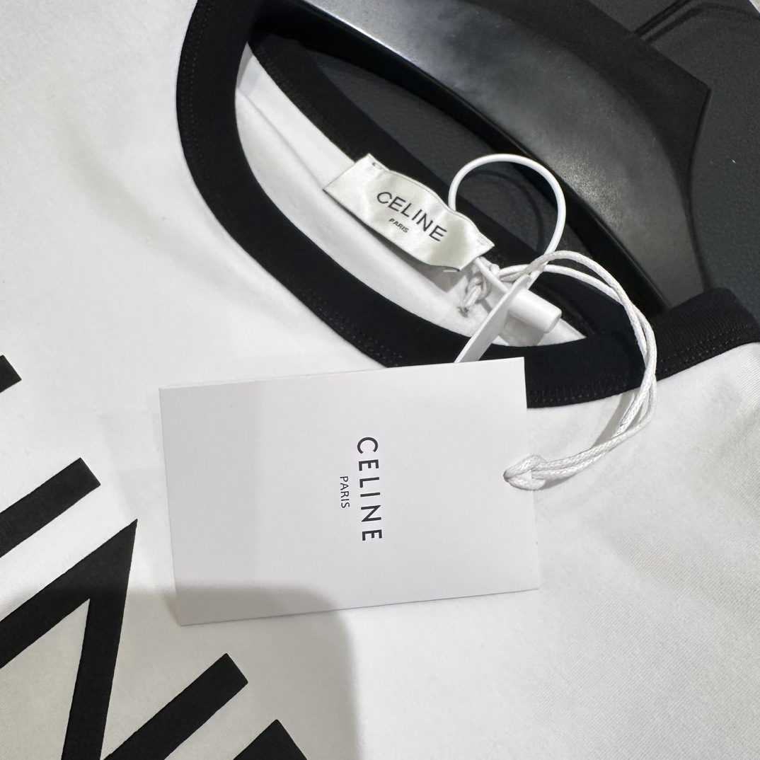 Celine Paris T-shirt In Cotton Jersey - FashionPlug