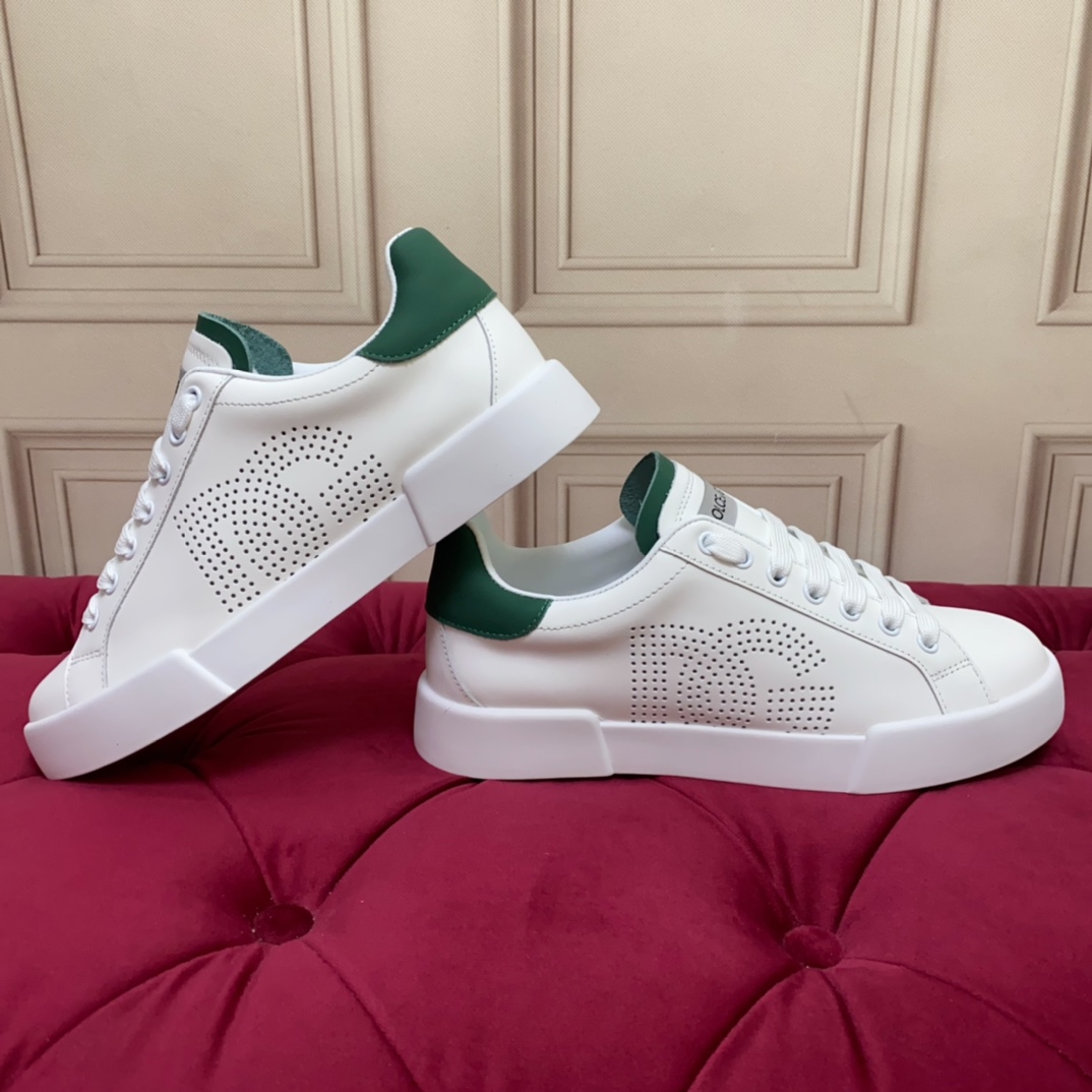 Dolce & Gabbana Calfskin Portofino sneakers   - FashionPlug
