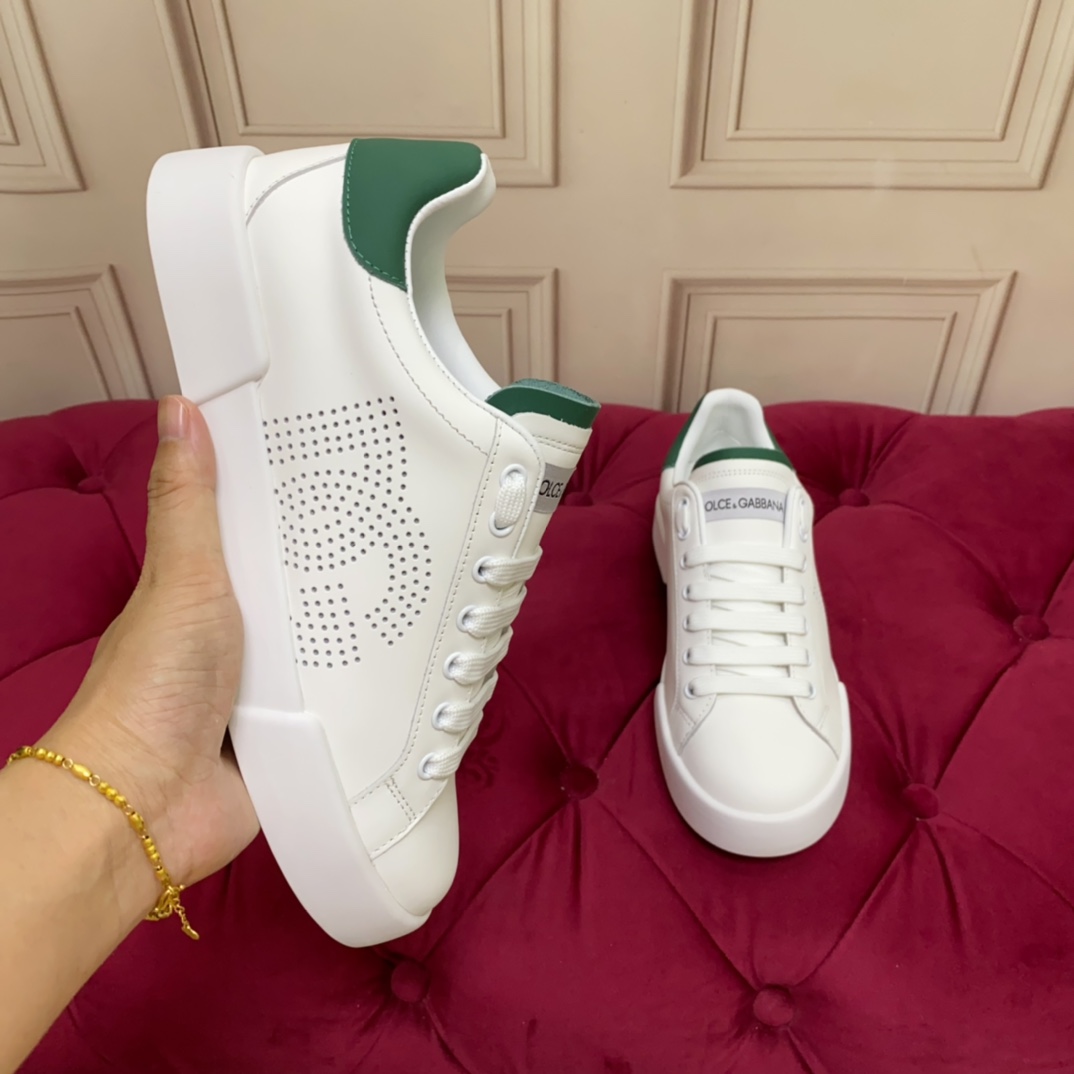 Dolce & Gabbana Calfskin Portofino sneakers   - FashionPlug