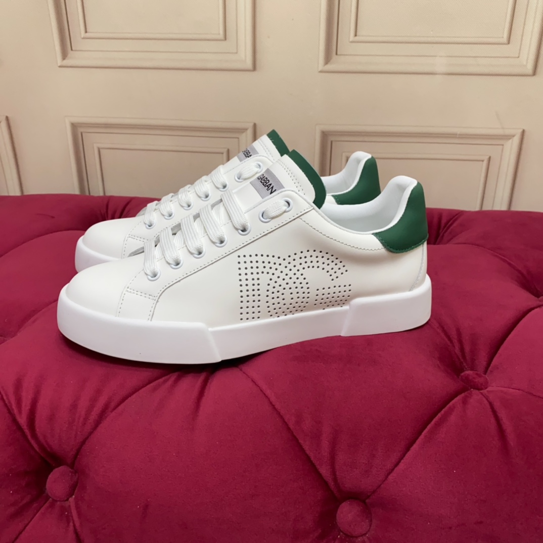 Dolce & Gabbana Calfskin Portofino sneakers   - FashionPlug
