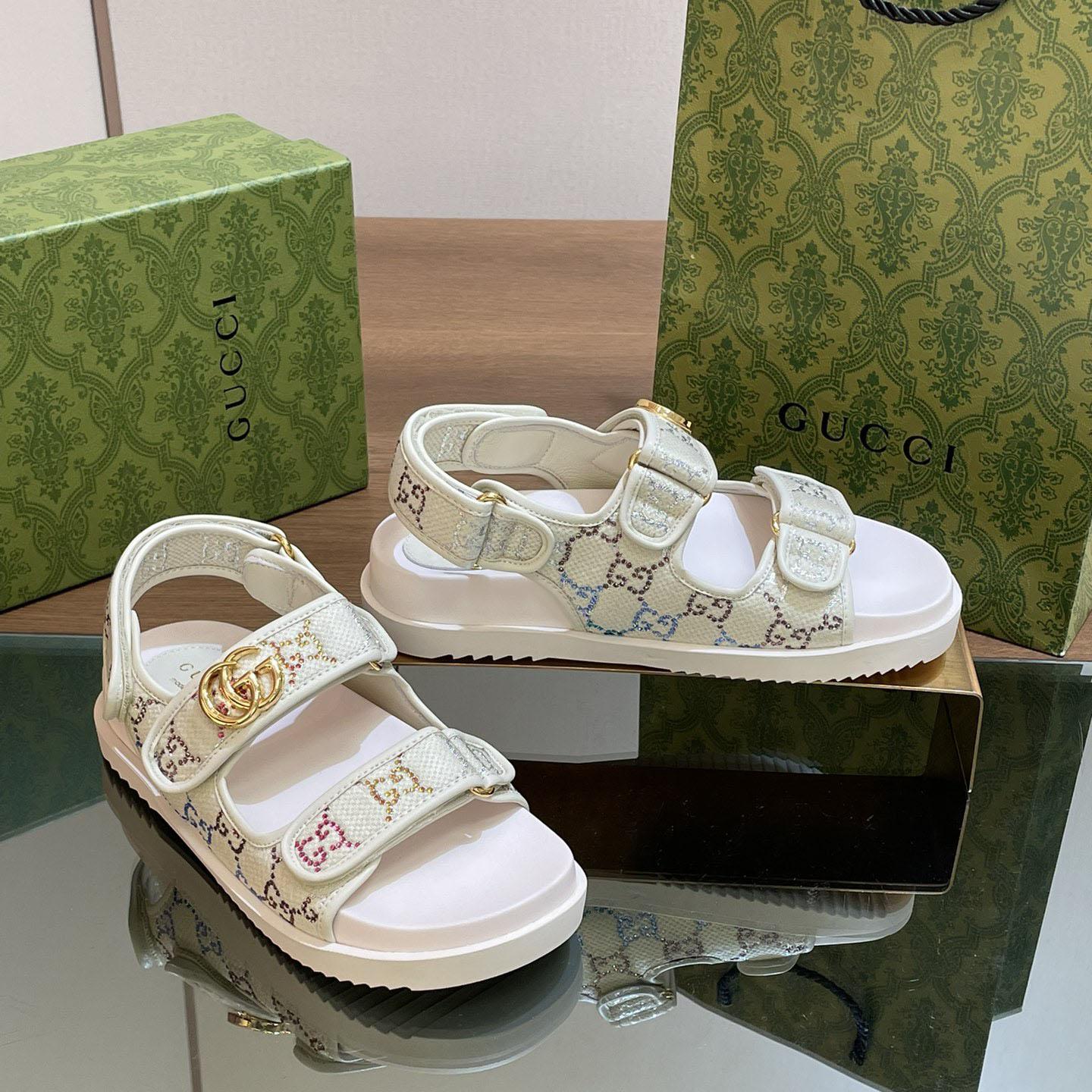 Gucci Women's Sandal With Double G - FashionPlug