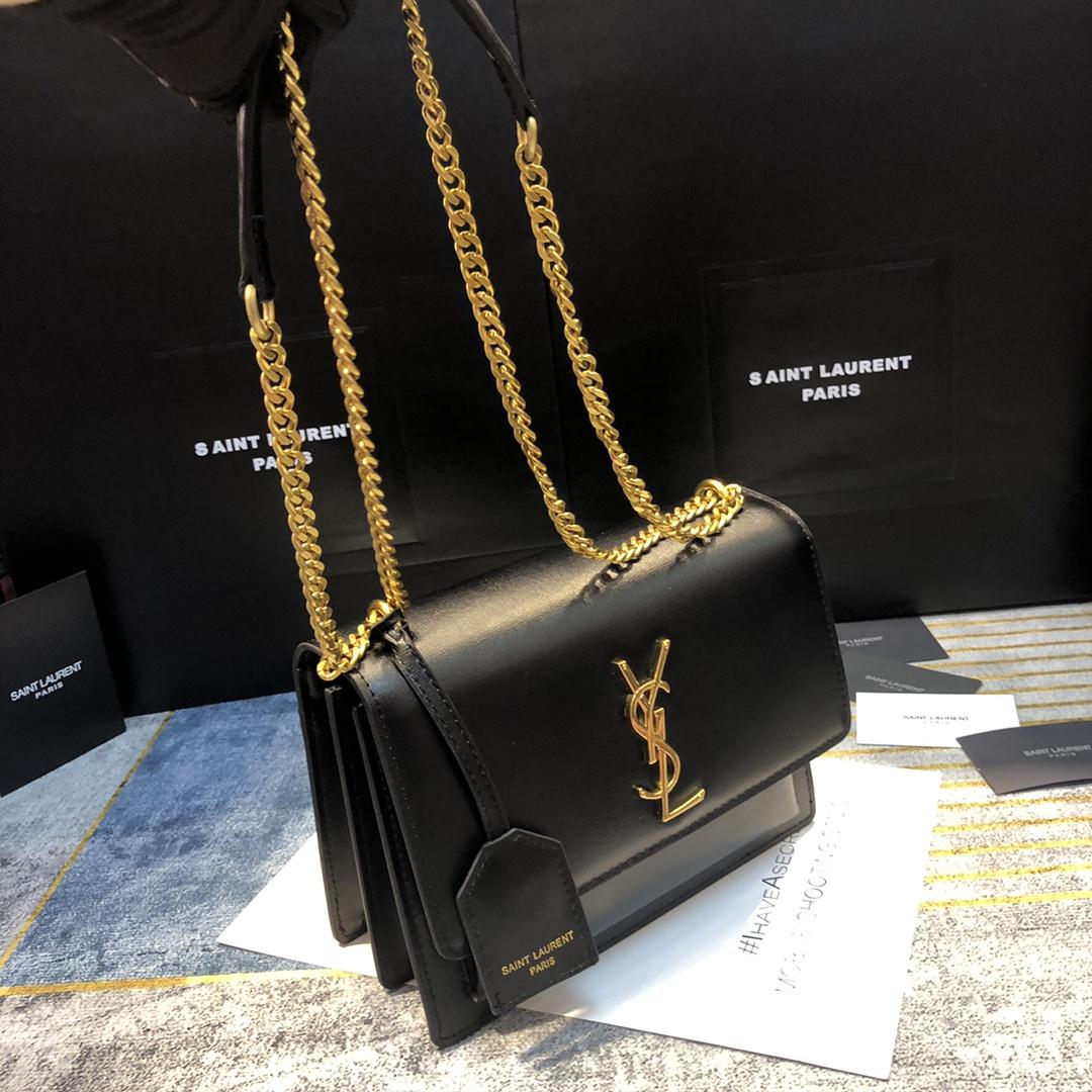 Saint Laurent Women Sunset Medium Leather Shoulder Bag （22x8x16 cm） - FashionPlug