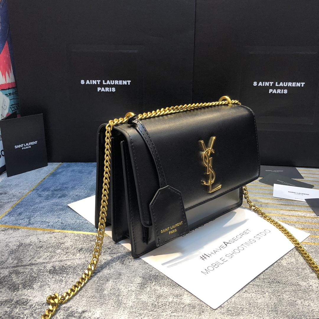 Saint Laurent Women Sunset Medium Leather Shoulder Bag （22x8x16 cm） - FashionPlug
