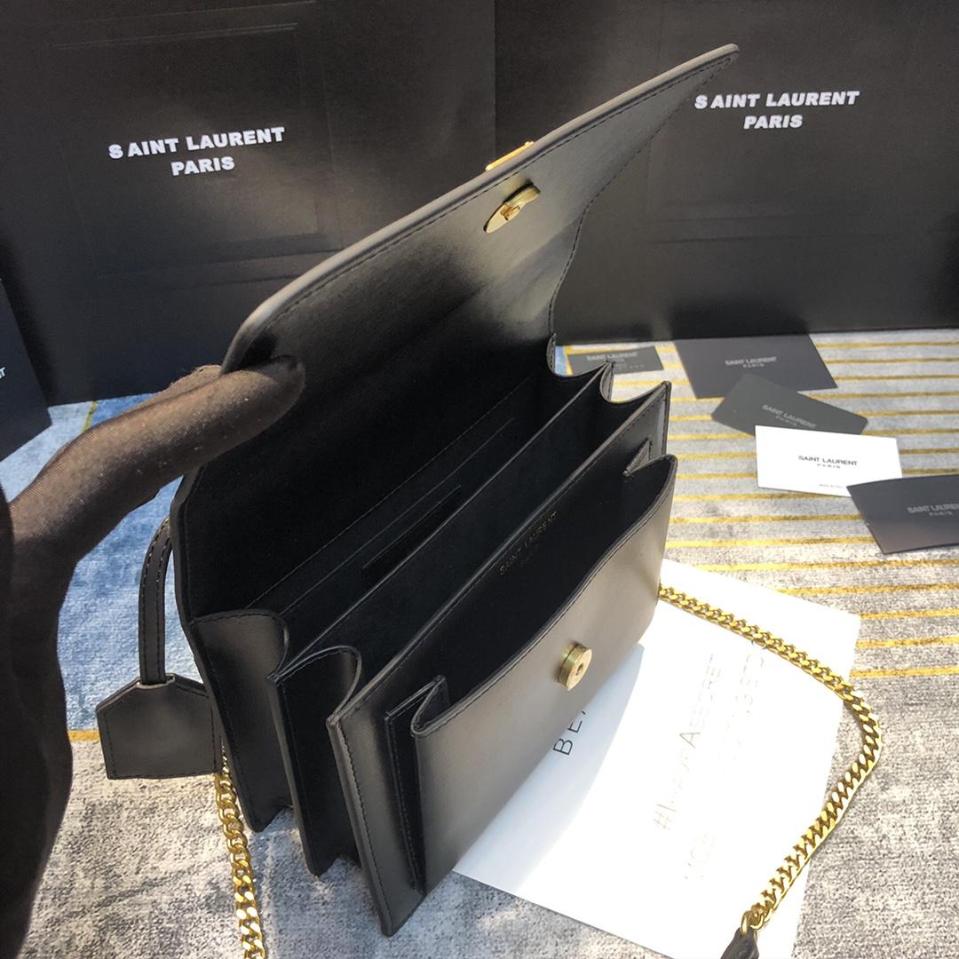 Saint Laurent Women Sunset Medium Leather Shoulder Bag （22x8x16 cm） - FashionPlug