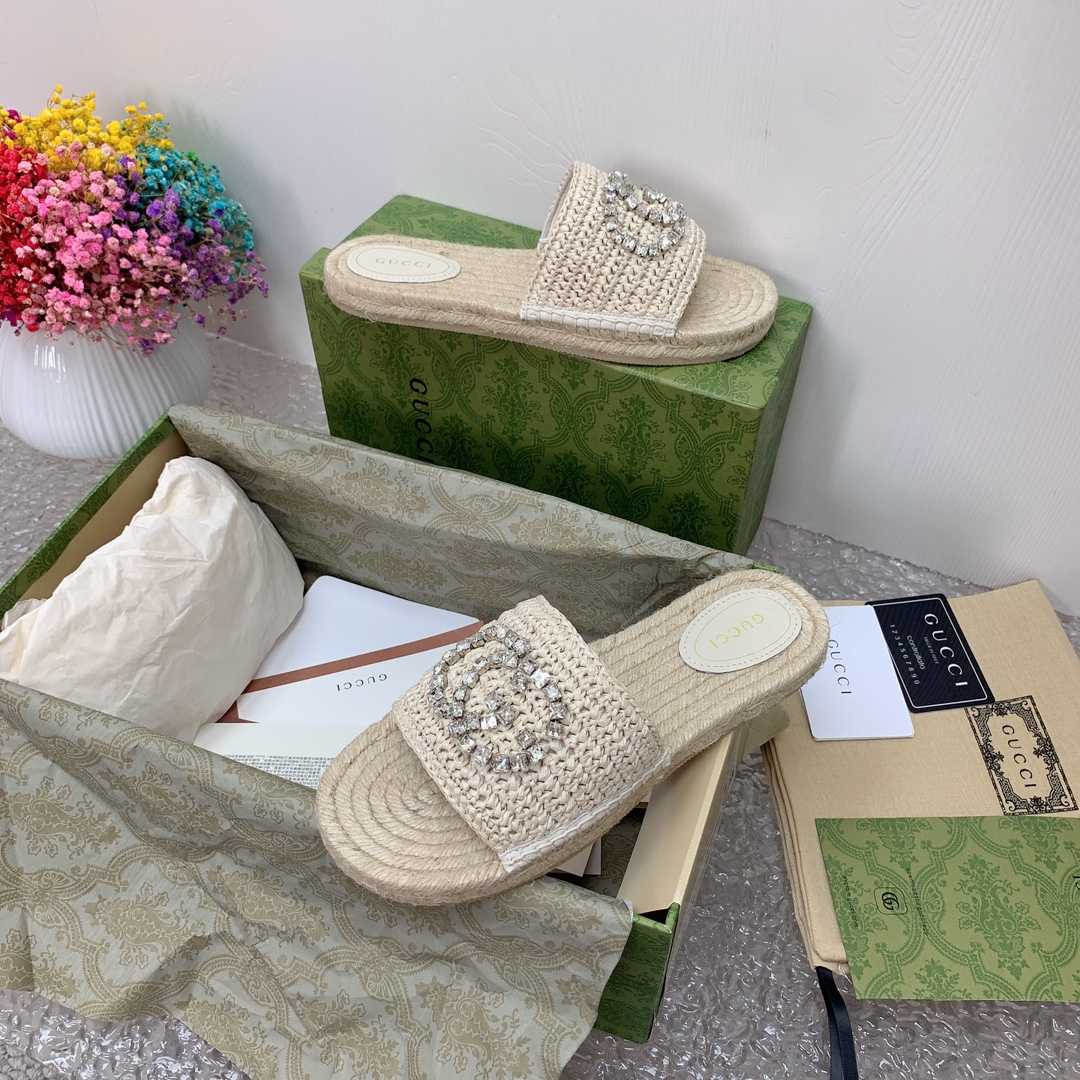Gucci Women's Interlocking G Espadrille - FashionPlug