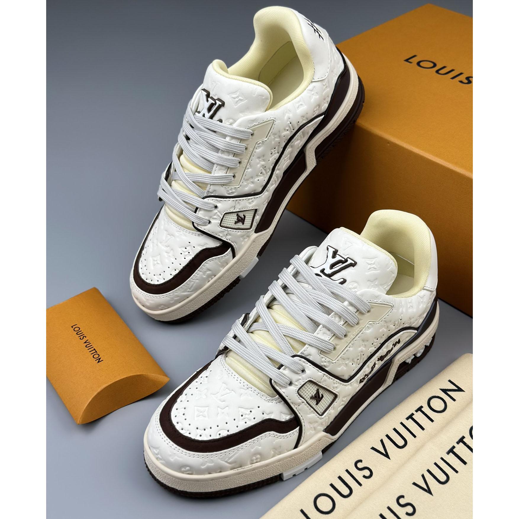 Louis Vuitton x Tyler LV Trainer Sneaker   - FashionPlug