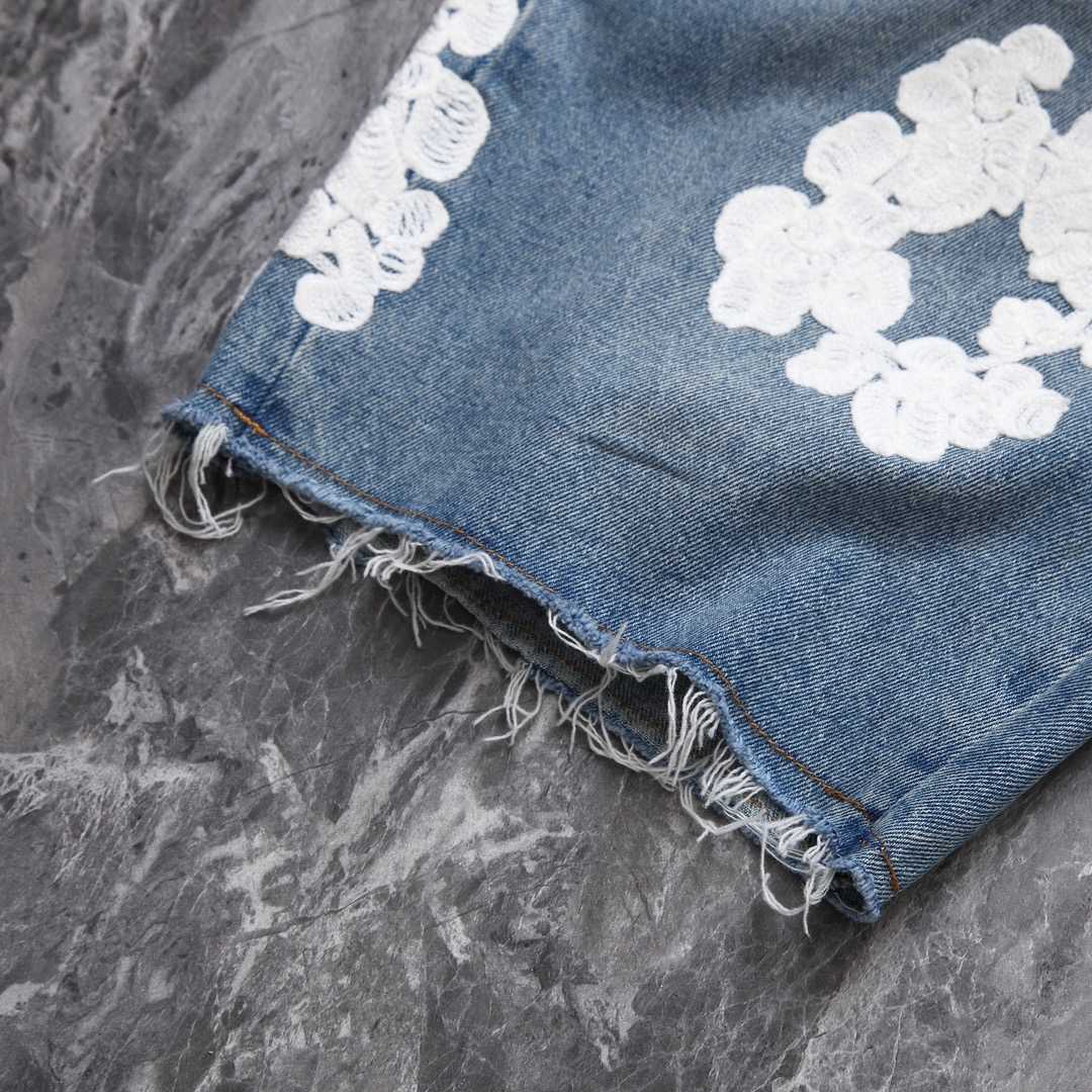 Denim Tears Denim Shorts - FashionPlug