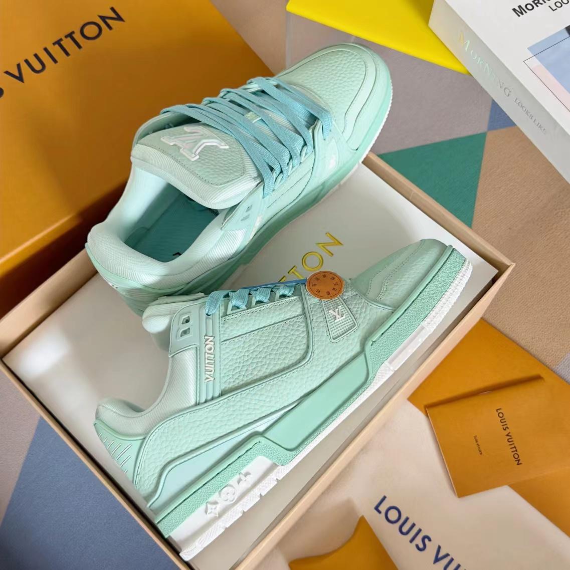 Louis Vuitton LV Trainer Sneaker   1ACQ82 - FashionPlug