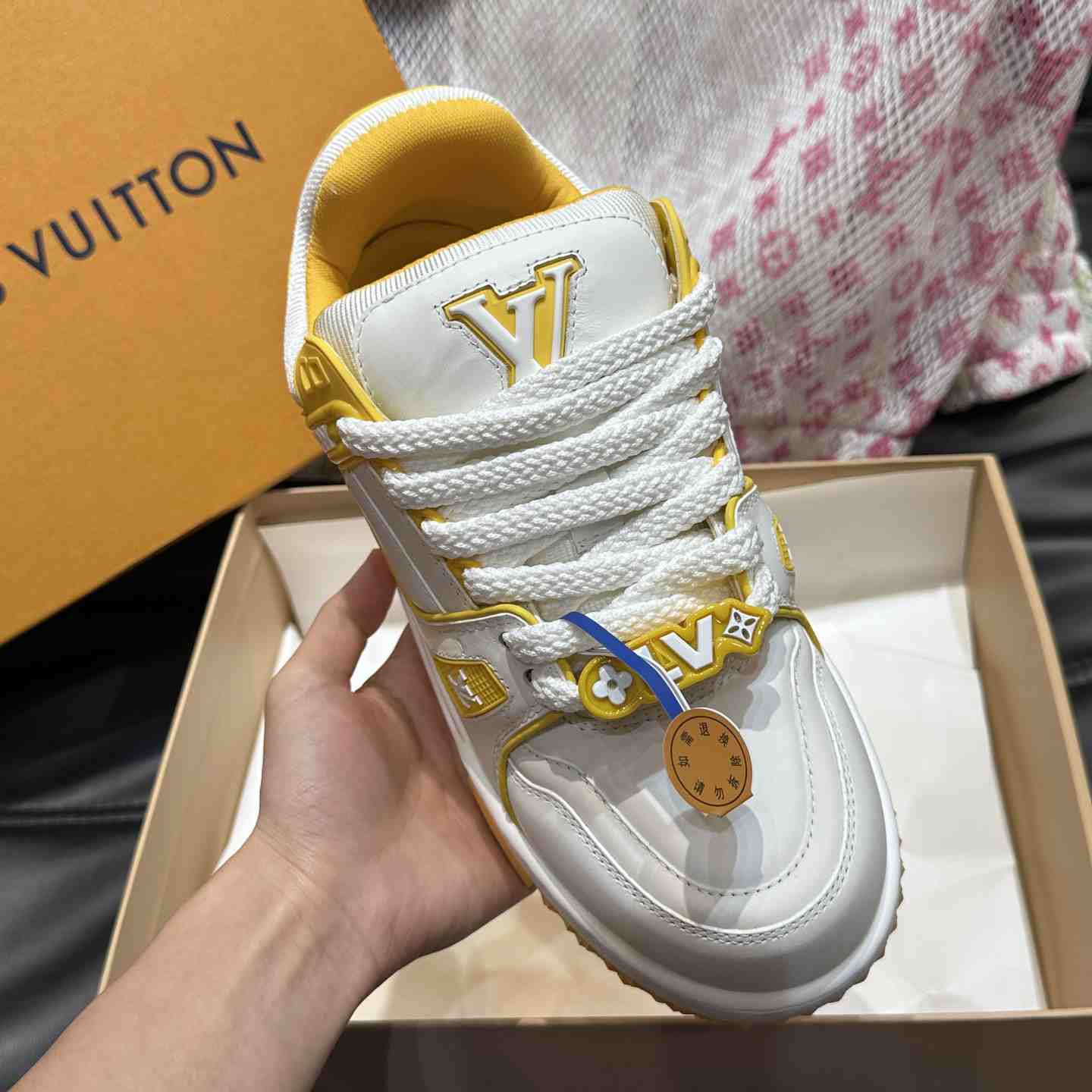 Louis Vuitton LV Trainer Maxi Sneaker   1ACRKX - FashionPlug