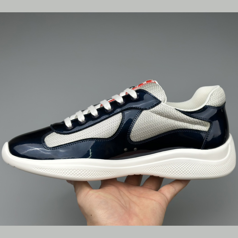 Prada America's Cup Biker Fabric Sneakers - FashionPlug