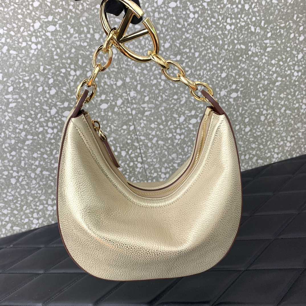 Valenti Garavani VLogo Moon Shoulder Bag (20*23*8cm) - FashionPlug