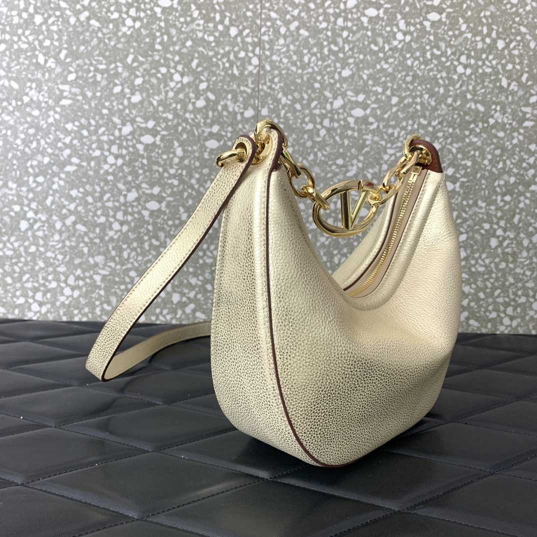 Valenti Garavani VLogo Moon Shoulder Bag (20*23*8cm) - FashionPlug