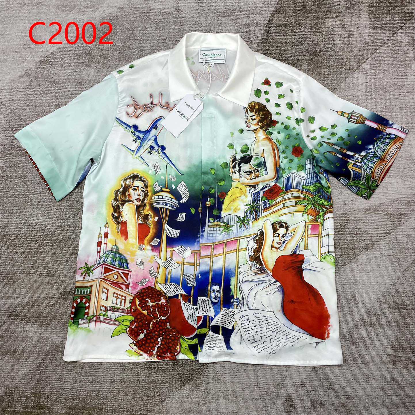 Casablanca La Liason Silk Shirt     C2002 - FashionPlug