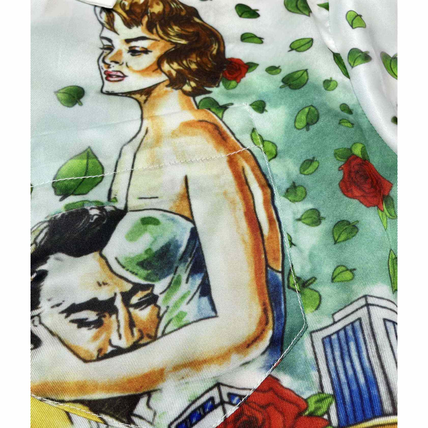 Casablanca La Liason Silk Shirt     C2002 - FashionPlug